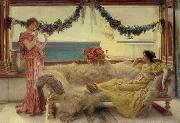 Alma-Tadema, Sir Lawrence Melody on a Mediterranean Terrace painting